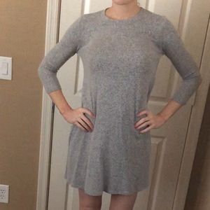Loose fitting sweater dress